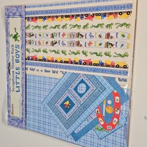 Little Boys Scrapbook Paper pack